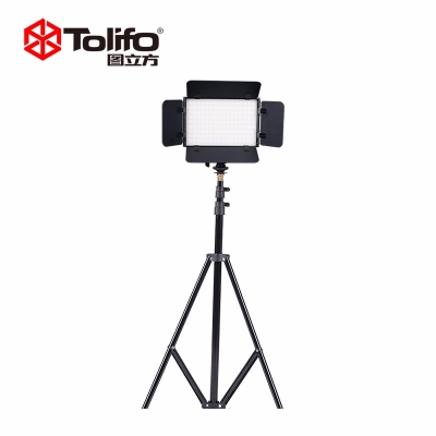 Tolifo圖立方PT-15B II雙色溫LED攝影攝像燈機頂補光燈